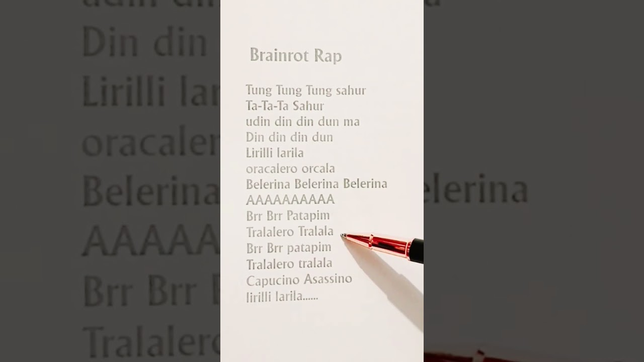 Party tunes Brainrot Rap 