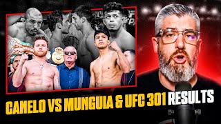 LUKE THOMAS: Canelo vs Munguia & UFC 301 |Results,