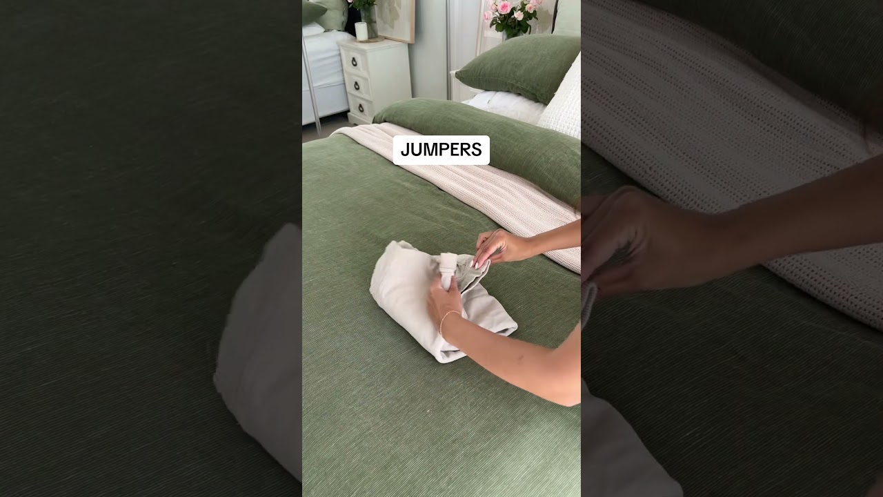 Who else finds folding therapeutic? 😅 save this video 