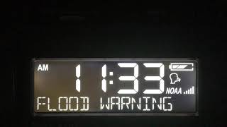DOUBLE HEADER Flood Warning WXL40 EAS#127-128