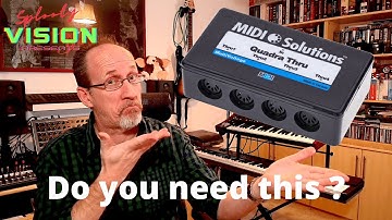 MIDI Out vs. MIDI Thru & how this little box can help you / MIDI Solutions Quadra Thru