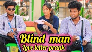 Blind man 😌🦯 Love Letter prank‼️‼️ | Thani Katchi