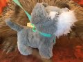 Animagic scoot soft plush sound responsive movement dog with lead
