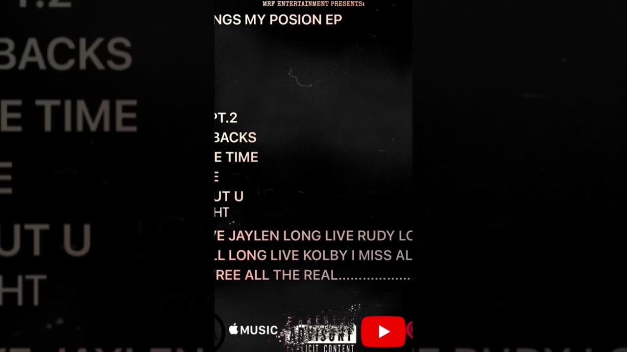 YOUNGNDEE “LOVE SONGS MY POISON” EP OUT NOW ON ALL MUSIC PLATFORMS 