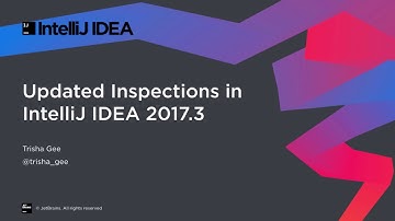 Updated Inspections in IntelliJ IDEA 2017.3