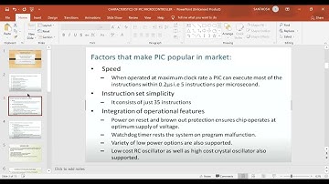 JNTUK R16 III II MPMC CHARACTERSTICS AND INSTRUCTION SET PART 1