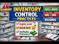 Inventory Control Practices in Pharmacy | Pharmacy Store Management Explained