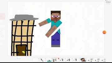 Minecraft in a nutshell but poorly made in flipaclip