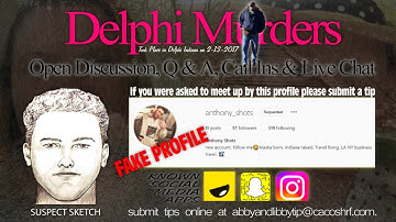 Delphi Murders. Q & A with special guests Fig & C D