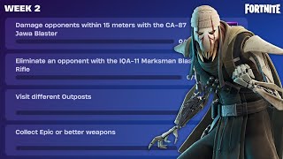 ALL Fortnite Week 2 Quests Full Guide Star Wars Galactic Battle