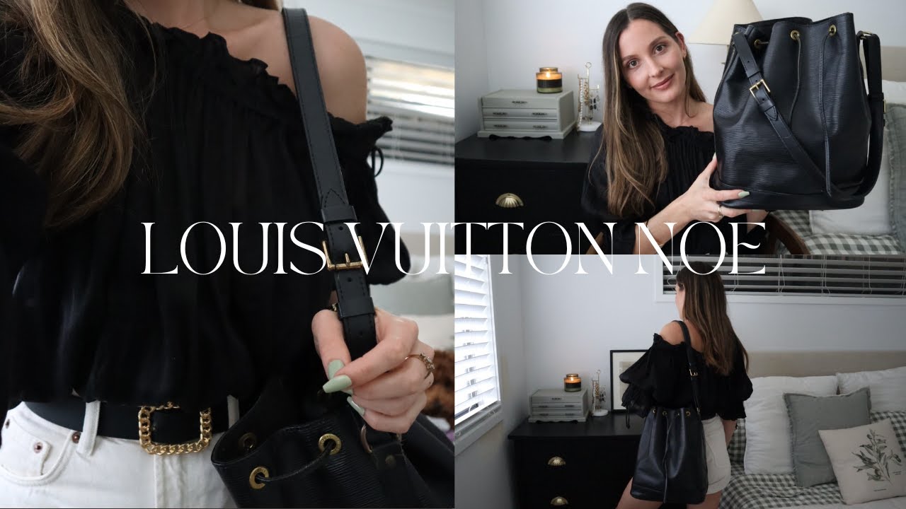 LOUIS VUITTON NOE BAG UNBOXING, REVIEW VINTAGE- What's in my bag? How did  I get it at this price?! 