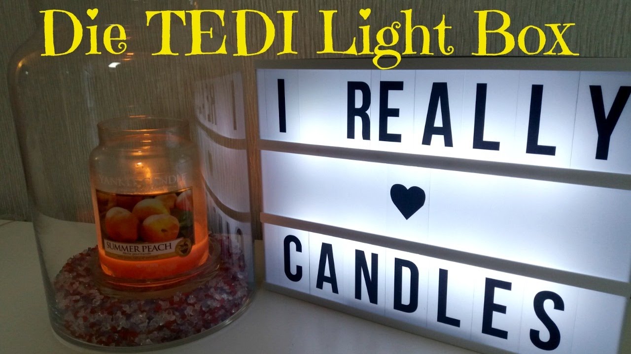 TEDI Light Box ausgepackt und ausprobiert!