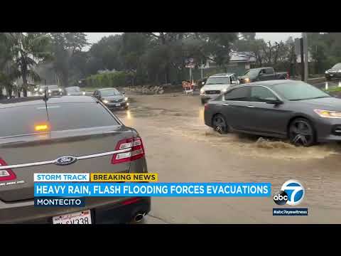 Santa Barbara County areas forced to evacuate amid heavy rain