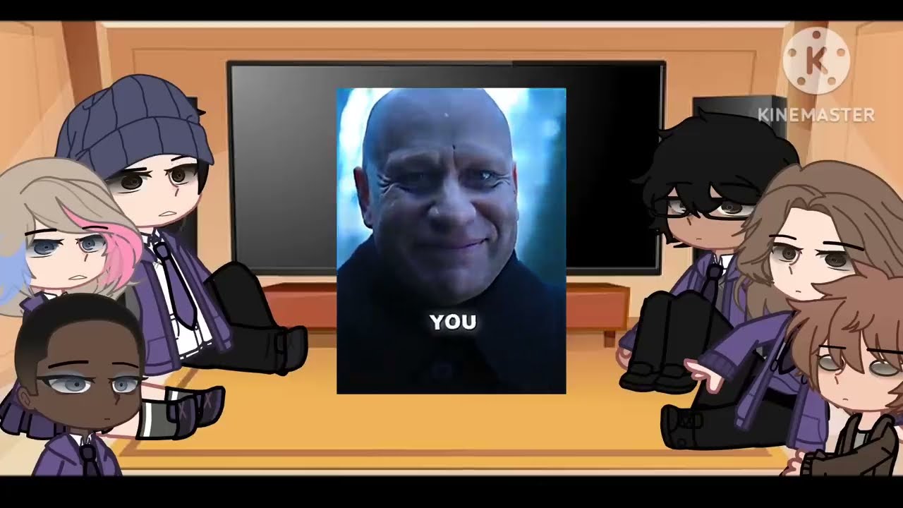 Реакция студентов Nevermore на семейку Аддамс (+Тайлер) | часть 2/??