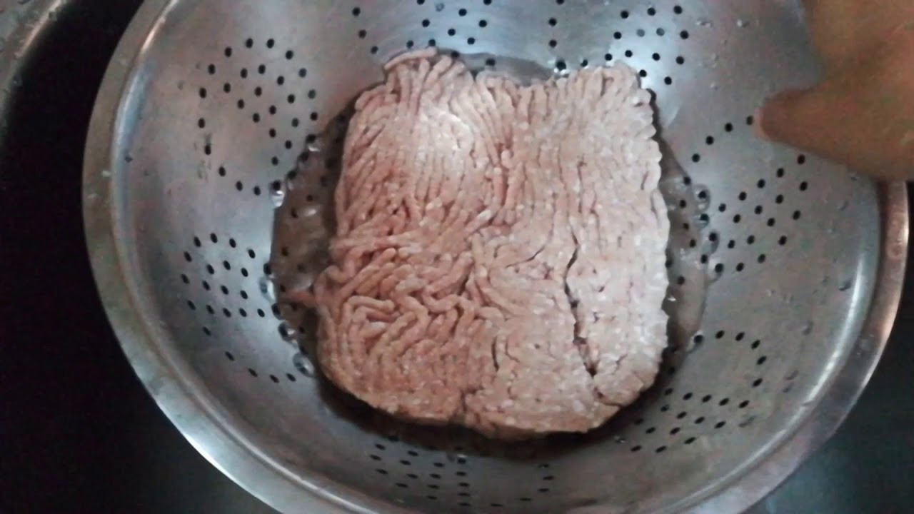 How To Clean Up Minced Meat Without Loosing Any Bit Of It