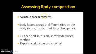 A2 PE EXERCISE PHYSIOLOGY - BODY COMPOSITION