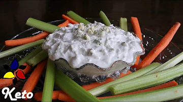 Blue Cheese Dip Quick and Easy Keto Recipe