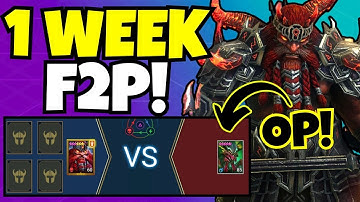 THOLIN The SOLO Beast! - 1 Week F2P!!! [Raid: Shadow Legends]