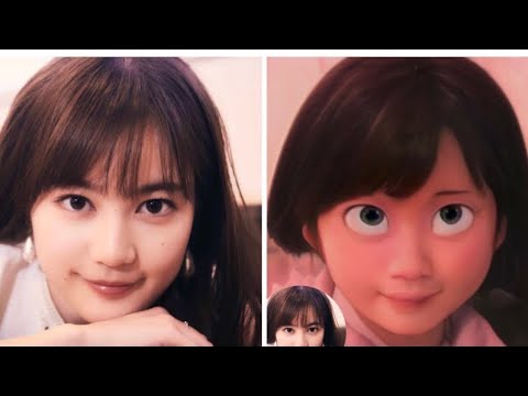 乃木坂46の一期生メンバーをディズニー&ピクサー風キャラクターにしてみた
