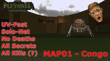 Final DOOM - The Plutonia Experiment (MAP01: Congo - Solo-Net UV-Fast)