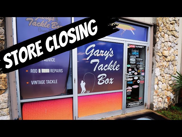 This HISTORIC TACKLE SHOP is closing forever (feat. Gary's Tackle Box) 