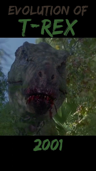 Evolution of T-Rex (Jurassic Park) #shorts #evolution #T-rex #JurassicPark