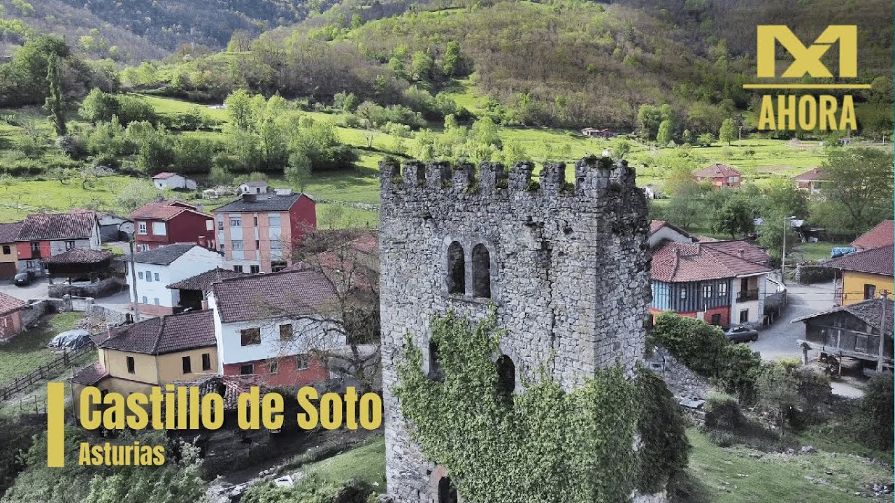 CASTILLO DE SOTO (ALLER - ASTURIAS) A VISTA DE DRON