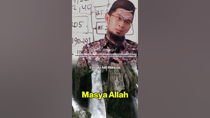 Oh my God - Ustadz Adi Hidayat