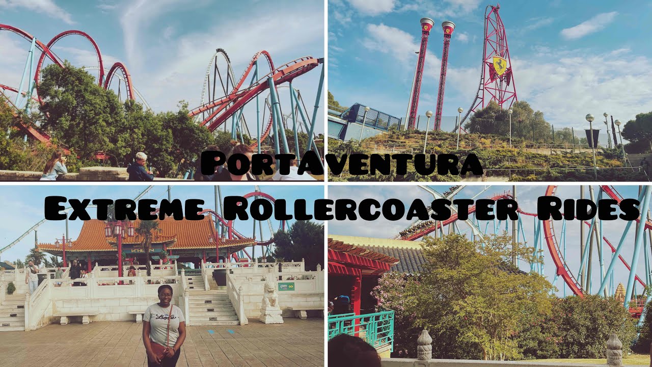 My first time at Port Aventura, Spain| Extreme rollercoaster rides 🎢 ...