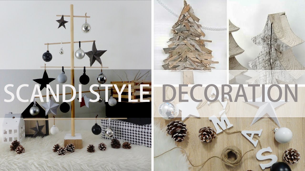 Diy Christmas Ornaments Decoration Minimal Scandi Style Room Decor Homemade Winter Holiday