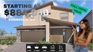 This NEW KB Home in Summerlin Has 5 Bedrooms & 3,095 Sq Ft! | Full Home Tour