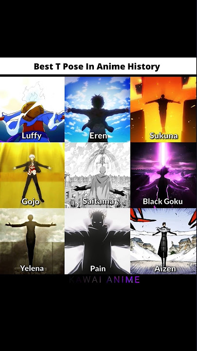 Best T Pose #dragoball #onepiece #anime #naruto