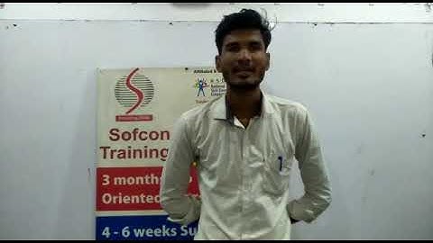 Pravin Trained & Placed from Sofcon Pune - Best Hvac Design Training Institute