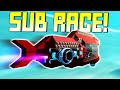 Submarine Racing on a Custom Underwater Race Course! - Scrap Mechanic Multiplayer Monday