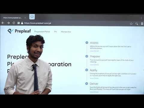 Prepleaf Placement Preparation Program Introduction