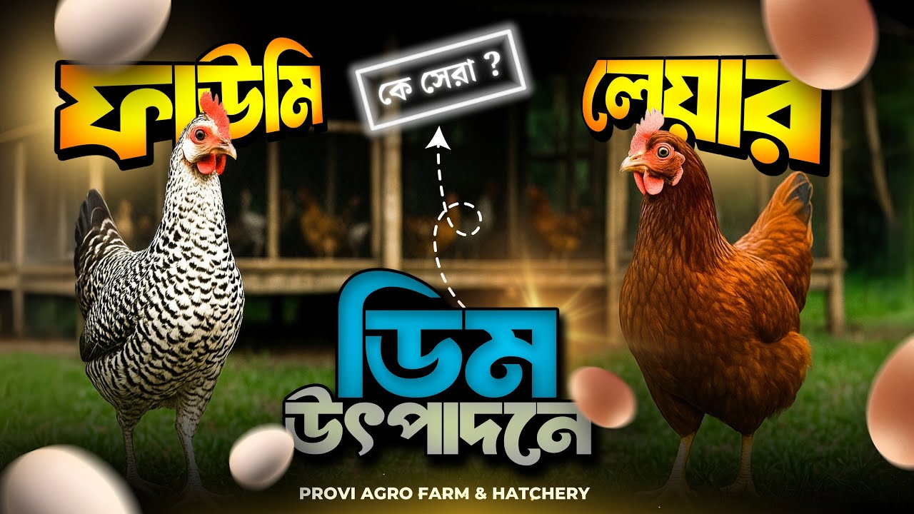 ফাউমি বনাম লেয়ার – ডিম উৎপাদনে কে সেরা?