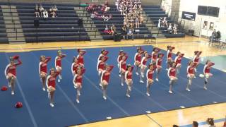 TVCI cheer weiser pom routine 1st place
