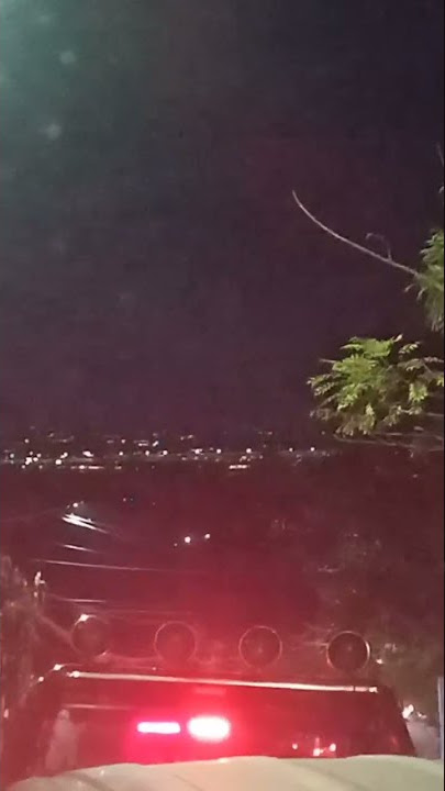 Dari jalan bukit Jimbaran view ke jalan tol bali#shorts # Pada malam hari
