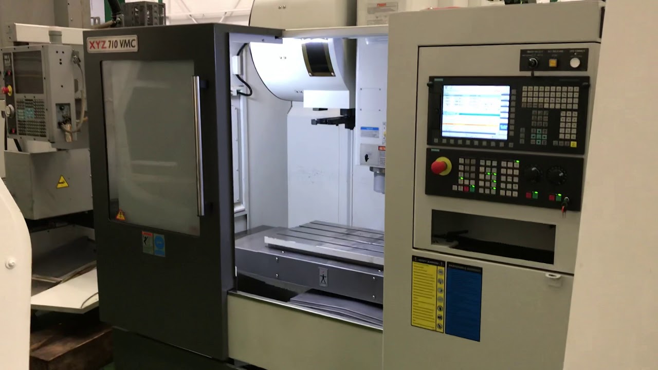 XYZ 710 Vertical Machining Centre with Siemens 828 Shopmill CNC