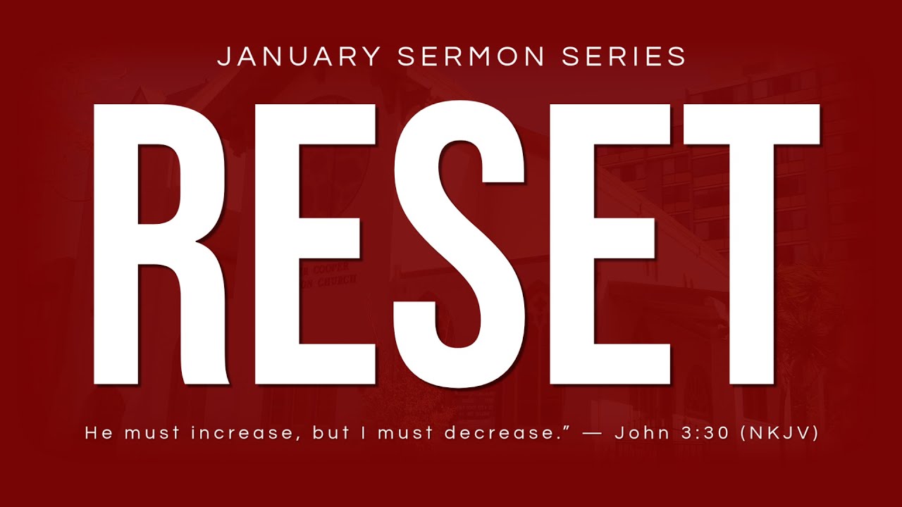 Reset Through Consecration | Pastor Rami Pouncey | Sunday Morning Worship 01.11.2026
