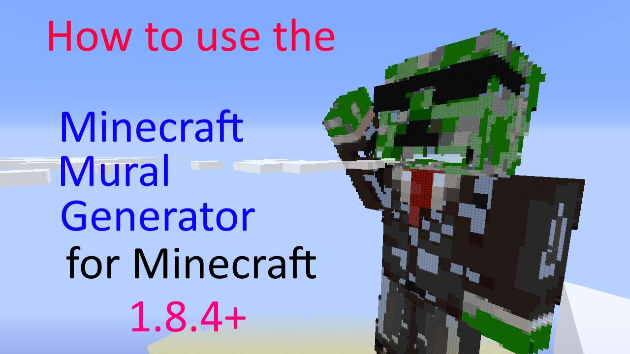 Minecraft Mural Generator