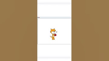 Scratch cat eats apple #scratchcat #animation