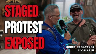 Manufactured Protest at Diss Hotel | Real Locals Speak Out