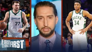 Giannis, Luka and Embiid top Nick Wright's MVP Ladder | NBA | FIRST THINGS FIRST