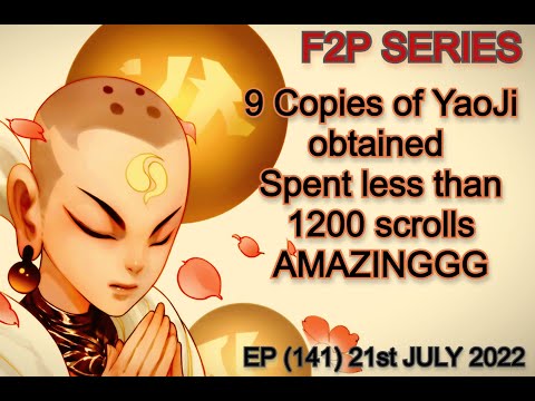 ODE TO HEROES WEEKLY DIARY 141 - 9 copies of Yao Ji for less than 1200 scrolls OMG  haha XD