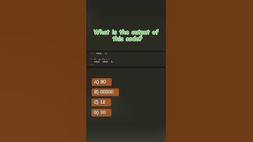 What is the output? #16