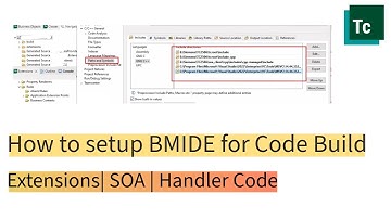 How to setup BMIDE for Code Build | Extensions |SOA | Handler | Operations Code in Teamcenter