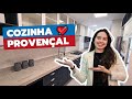 TOUR pela COZINHA PROVENÇAL azul petróleo e branca 💙 | Inspiração e Dicas de Cozinha Planejada