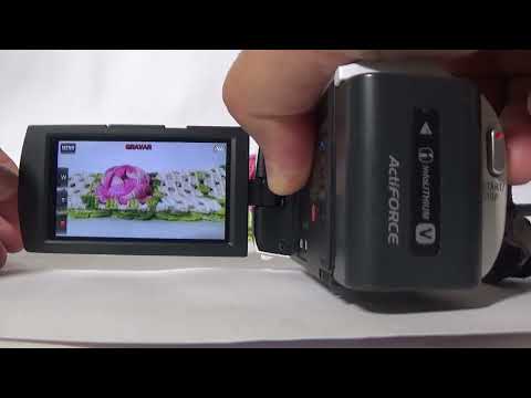 Filmadora Sony HDR-PJ380 Entrada Microfone hdmi limpa