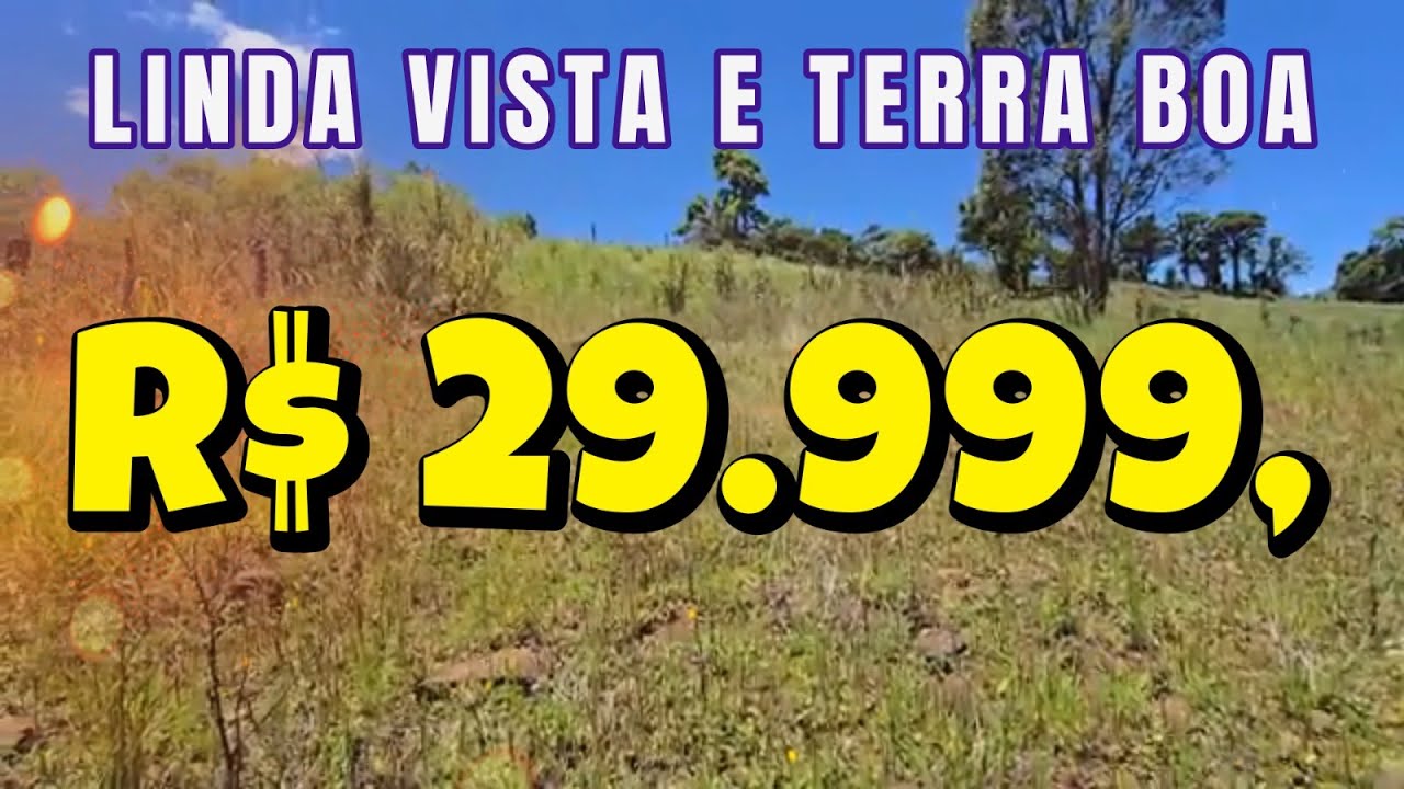 ( VENDIDO) CHÁCARA EM SANTO ANTÔNIO DA PATRULHA COM LINDA VISTA E TERRRA BOA | R$ 29.999,